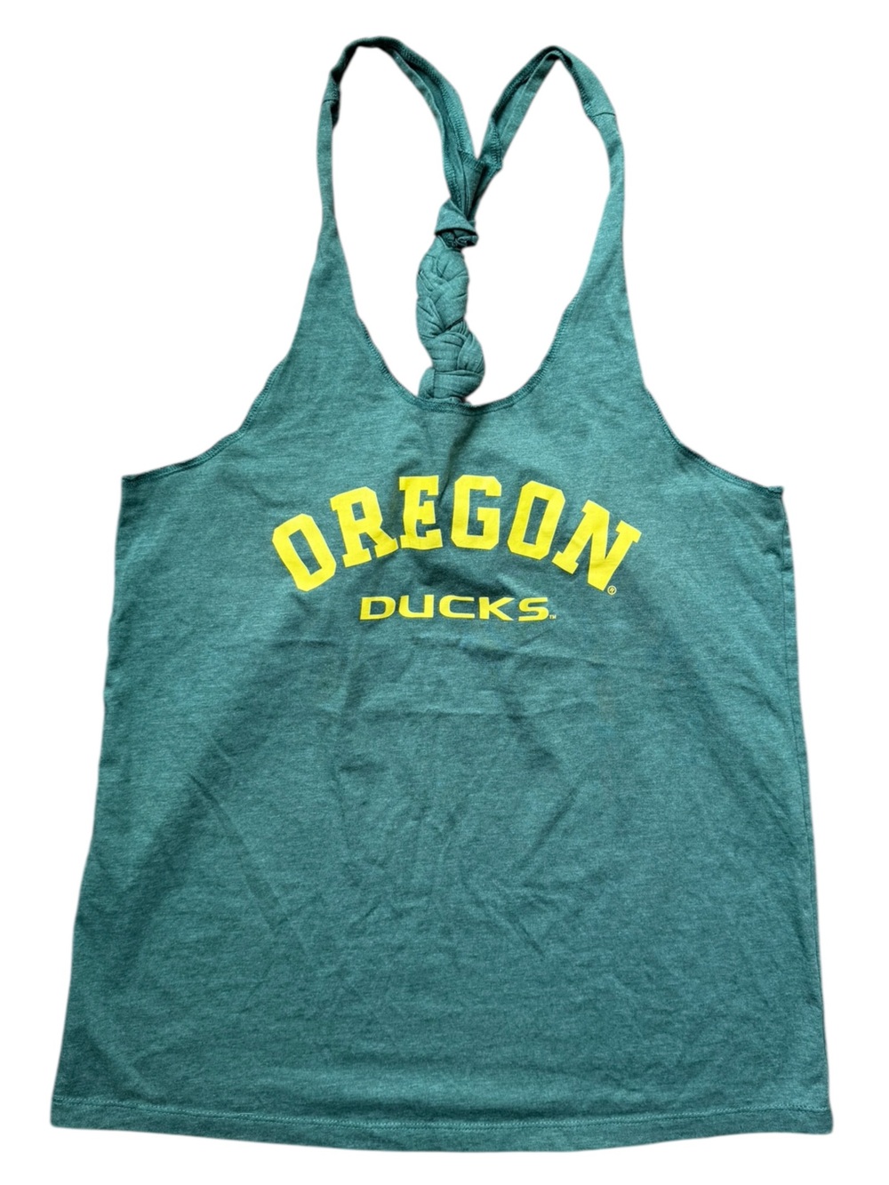 Oregon Ducks Women's Tank Top XL Racerback University of Oregon Sleeveless